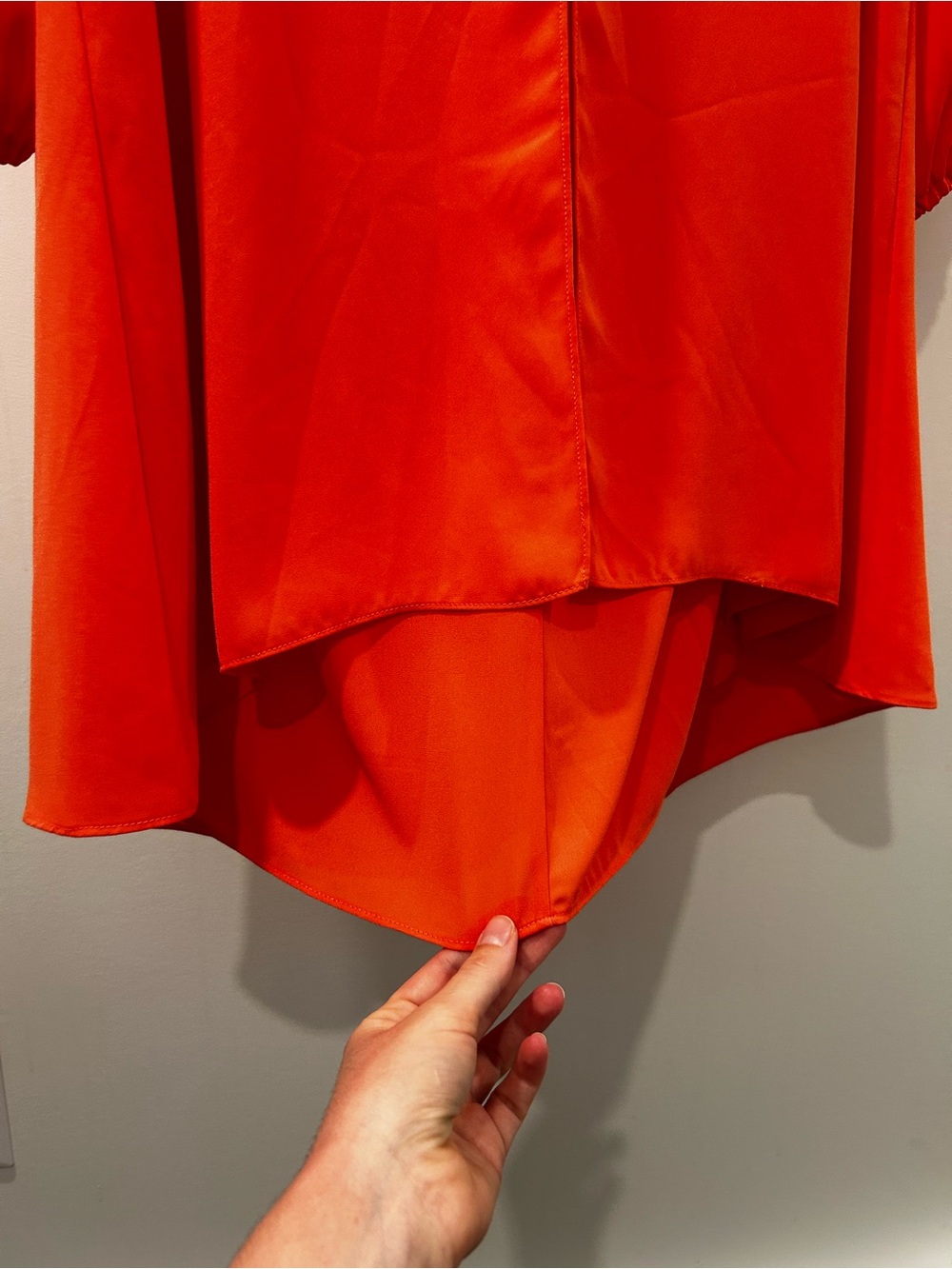 Joseph Ribkoff Orange Tunic Dress Cutout Sleeves Size 10 - Picture 4 of 10
